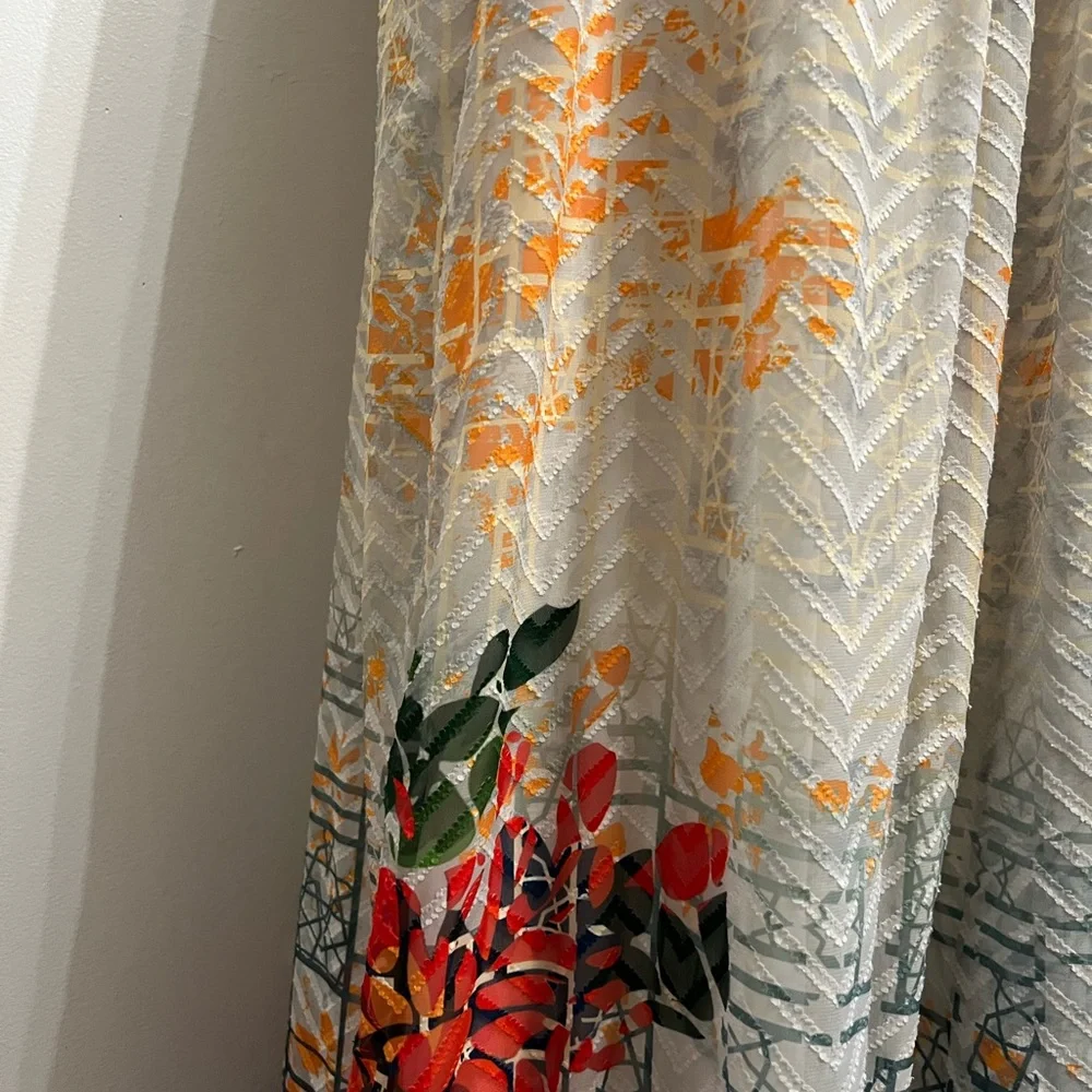 Bhanuni By JYOTI The Marilla Maxi Dress Boho Antropologie Embroidery Size XL - Picture 8 of 14